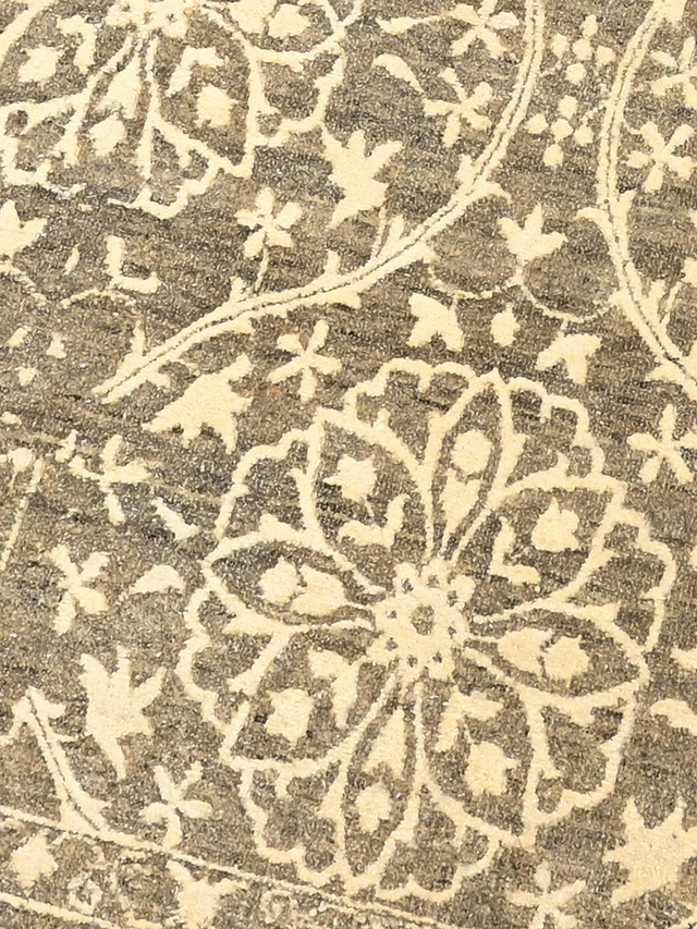 Shirin Brown Hand-knotted Wool-Silk Rug