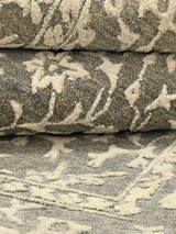 Anahita Grey Hand-knotted Wool-Silk Rug
