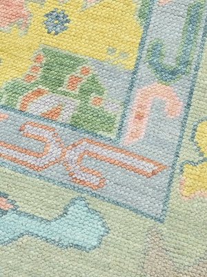 Bahar Hand-knotted Wool Persian Rug - Coral