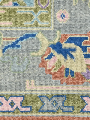 Yasmin Hand-knotted Wool Persian Rug - Rust