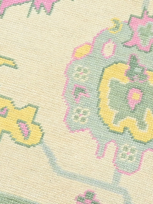 Golnar Hand-knotted Wool Persian Rug - Off-White