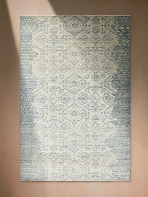 Mani Hand-knotted Wool Persian Rug - Grey