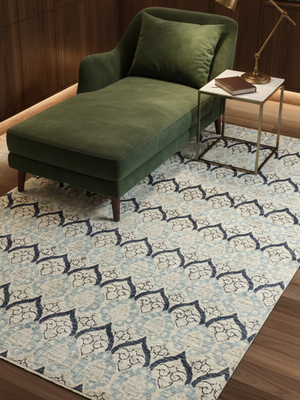 Reverie Hand-knotted Wool Persian Rug - Grey