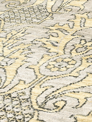 Iskra Hand-knotted Wool Persian Rug - Grey