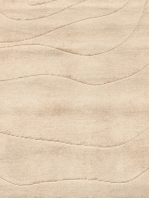 Siyana Hand-woven Organic Rug - Beige