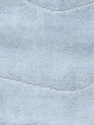 Mehira Hand-woven Organic Abstract Rug - Pale Blue