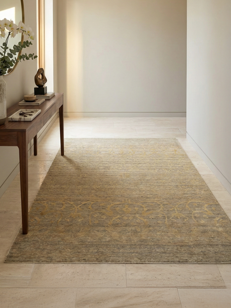 Lucid Hand-knotted Wool & Silk Rug