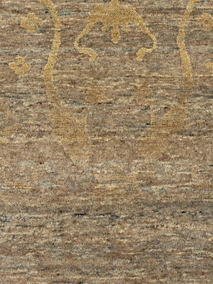 Lucid Hand-knotted Wool & Silk Persian Rug - Beige
