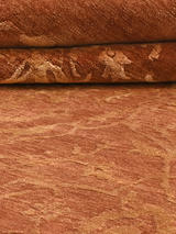 Rustic Aura Hand-knotted Wool & Silk Rug