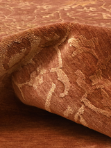 Rustic Aura Hand-knotted Wool & Silk Rug