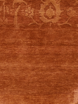 Rustic Aura Hand-knotted Wool & Silk Rug
