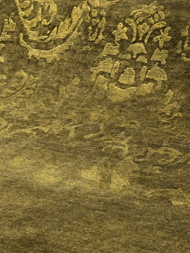 Nomadic Hand-knotted Wool & Silk Rug