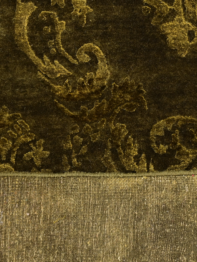 Nomadic Hand-knotted Wool & Silk Rug