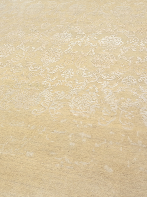 Boheme Hand-knotted Wool & Silk Persian Rug - Beige