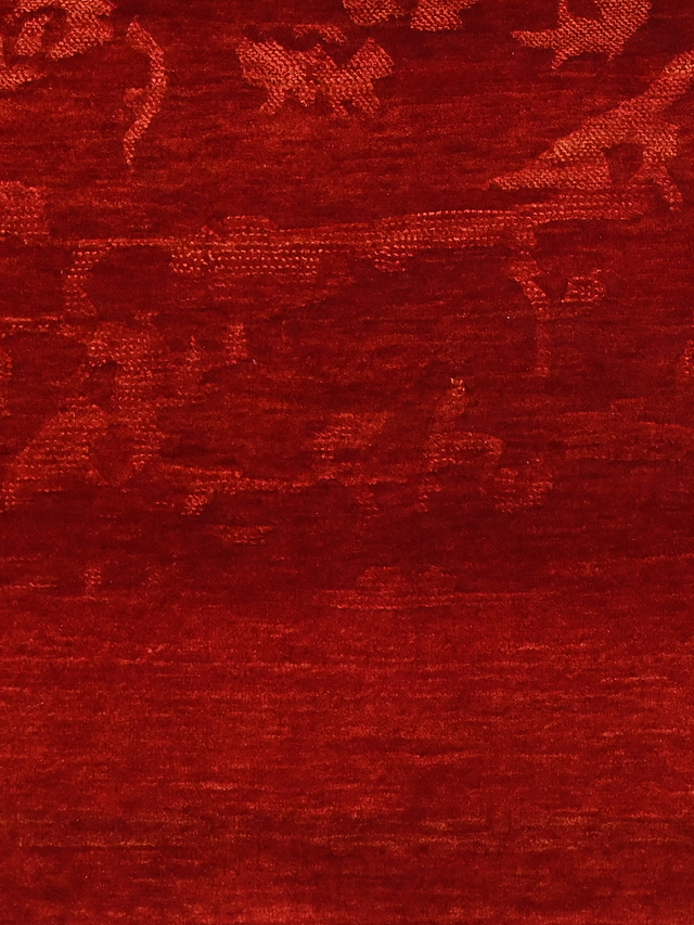 Mohair Hand-knotted Wool & Silk Rug