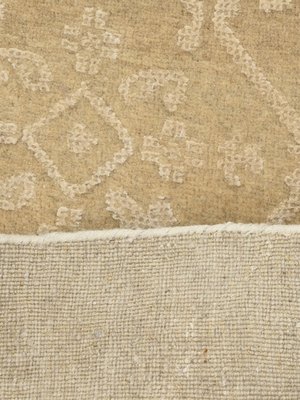 Acar Hand-knotted Wool & Silk Persian Rug - Beige