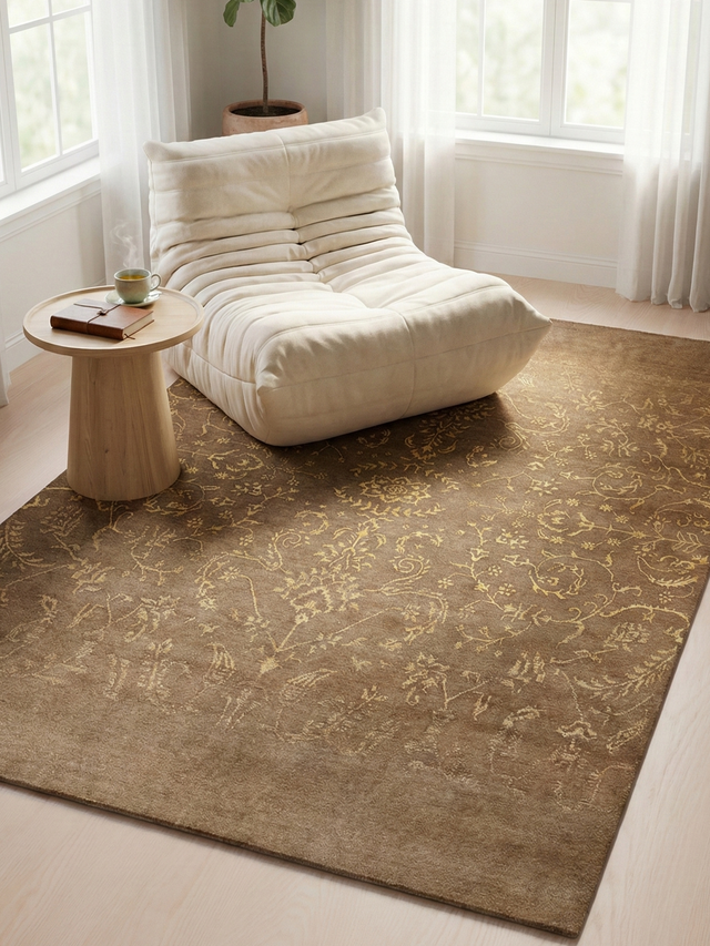 Unnati Hand-knotted Wool & Silk Rug