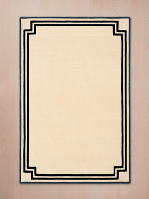 Miri Hand-tufted Wool Geometric Rug - Cream