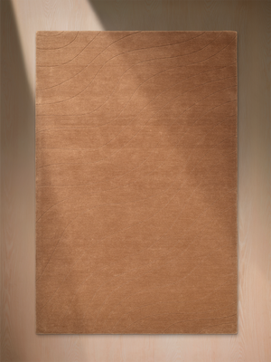 Hina Hand-tufted Wool Rug - Brown