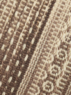 Anne Hand-woven Wool Kilim Rug - Beige