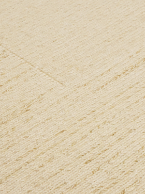 Kloe Soumak Weave Hand-woven Wool Rug - Ivory