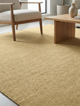 Dugald Soumak Weave Hand-woven Wool Rug - Beige