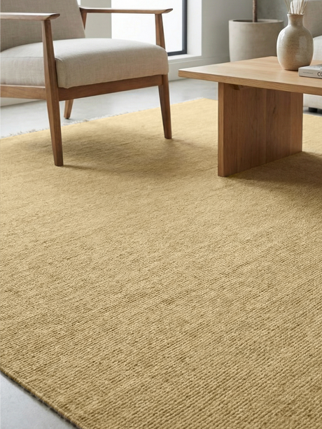 Dugald Soumak Weave Hand-woven Wool Rug - Beige