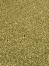 Dugald Soumak Weave Hand-woven Wool Rug - Olive Green