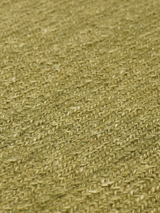 Dugald Soumak Weave Hand-woven Wool Rug - Olive Green