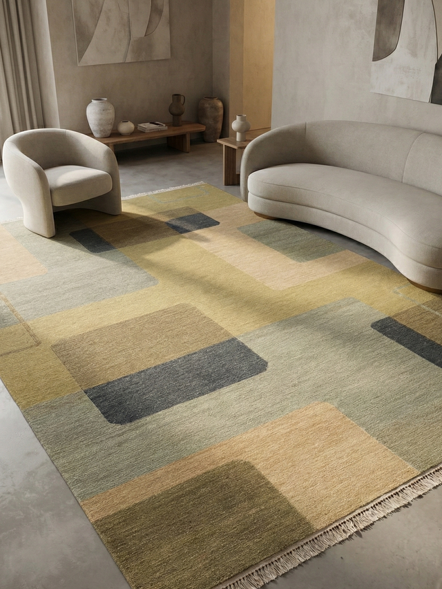 Pranaya Soumak Weave Hand-woven Wool Rug