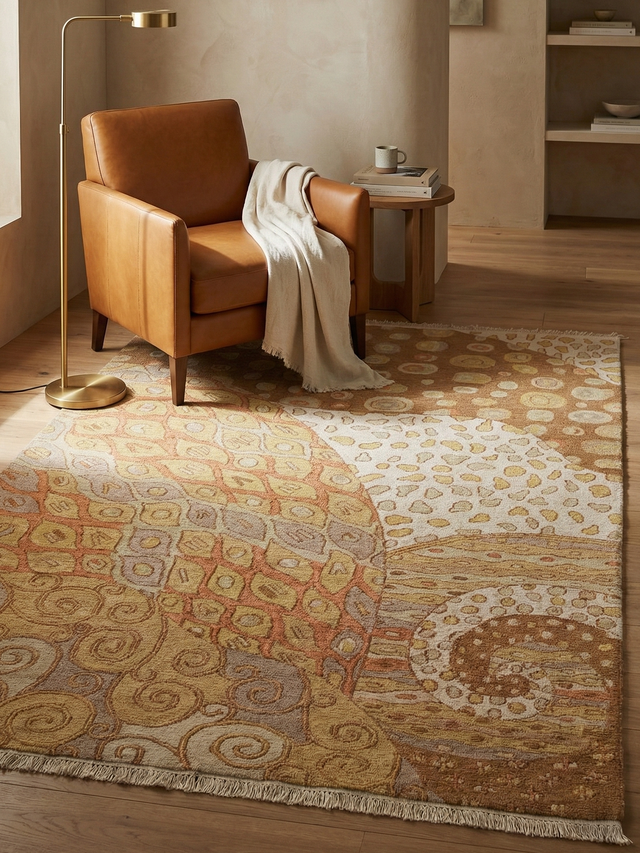 Silenat Soumak Weave Hand-woven Wool Rug