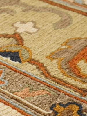 Fema Soumak Weave Hand-woven Wool Persian Rug - Off-White
