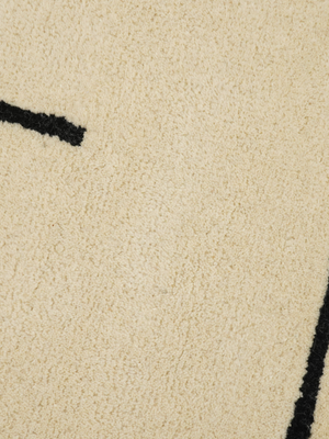 Russell Hand-tufted Wool Geometric Rug - Beige