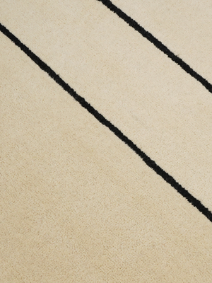 Russell Hand-tufted Wool Geometric Rug - Beige