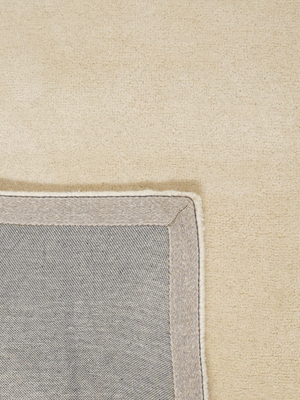 Russell Hand-tufted Wool Geometric Rug - Beige