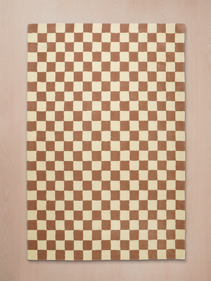 Sharon Hand-tufted Wool Geometric Rug - Brown