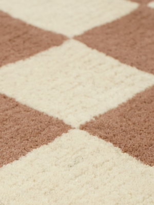 Sharon Hand-tufted Wool Geometric Rug - Brown