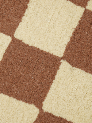 Sharon Hand-tufted Wool Geometric Rug - Brown