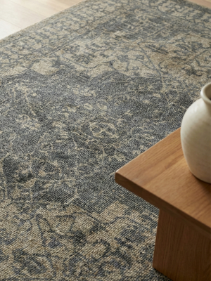 April Hand-tufted Wool Persian Rug - Blue