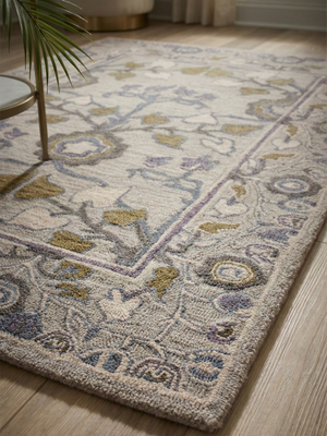 Danella Hand-tufted Wool Persian Rug - Grey