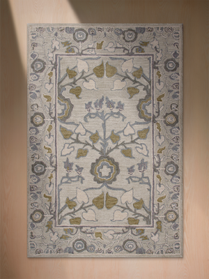 Danella Hand-tufted Wool Persian Rug - Grey