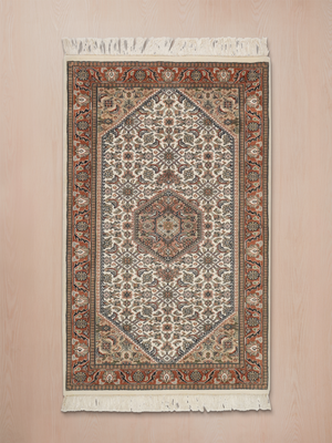 Monique Hand-knotted Wool Persian Rug - Rust