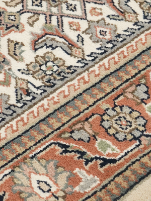 Monique Hand-knotted Wool Persian Rug - Rust