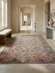 Ivaylo Hand-knotted Wool Persian Rug - Cream