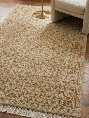 Rebekah Hand-knotted Wool Persian Rug - Beige