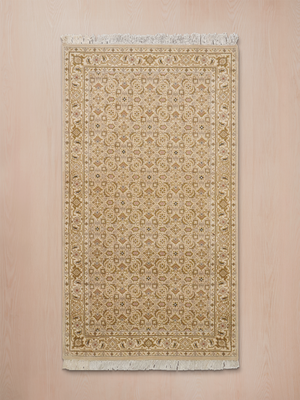 Rebekah Hand-knotted Wool Persian Rug - Beige