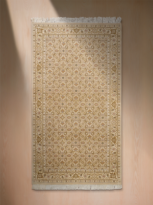 Rebekah Hand-knotted Wool Persian Rug - Beige