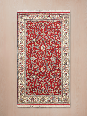 Jenny Hand-knotted Wool Persian Rug - Red