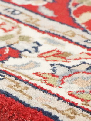 Jenny Hand-knotted Wool Persian Rug - Red