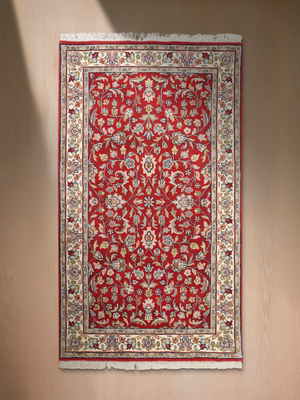 Jenny Hand-knotted Wool Persian Rug - Red